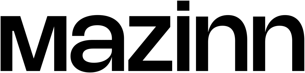 logo mazinn negro